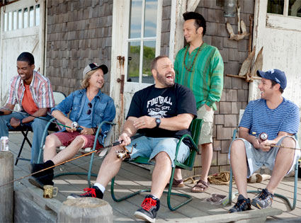 Chris Rock, David Spade, Kevin James, Rob Schneider, Adam Sandler, Grown Ups Chris Rock, David Spade, Kevin James, Rob Schneider, Adam Sandler, Grown Ups